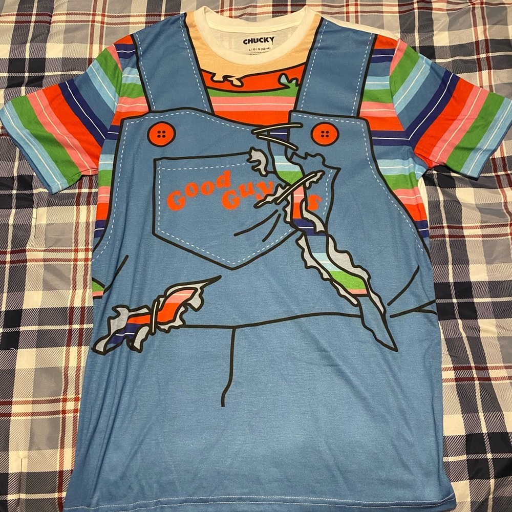 Chucky brand tshirt. Good Guys